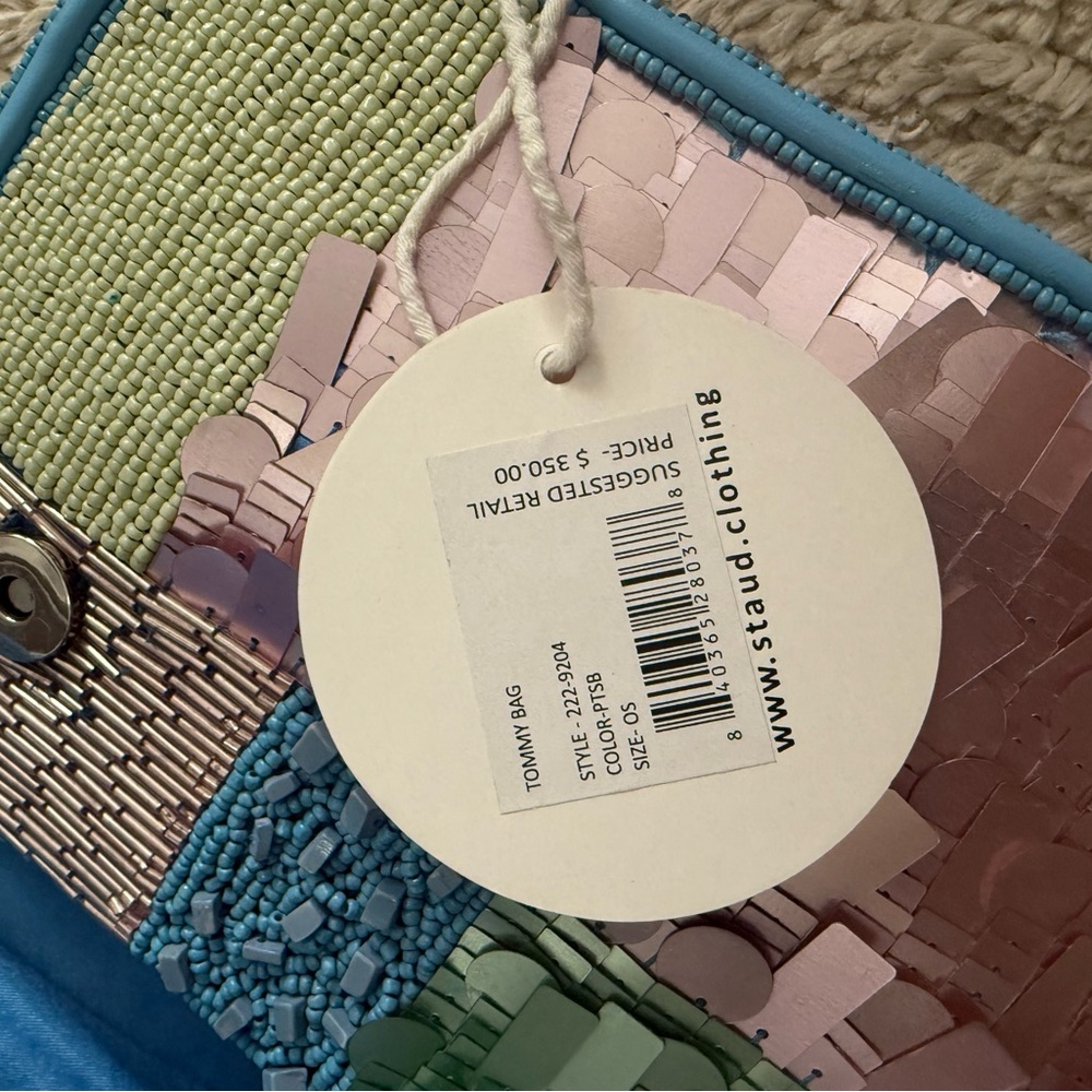 Staud Tommy Bag Multicolor Patchwork Shoulder Bag - image 4